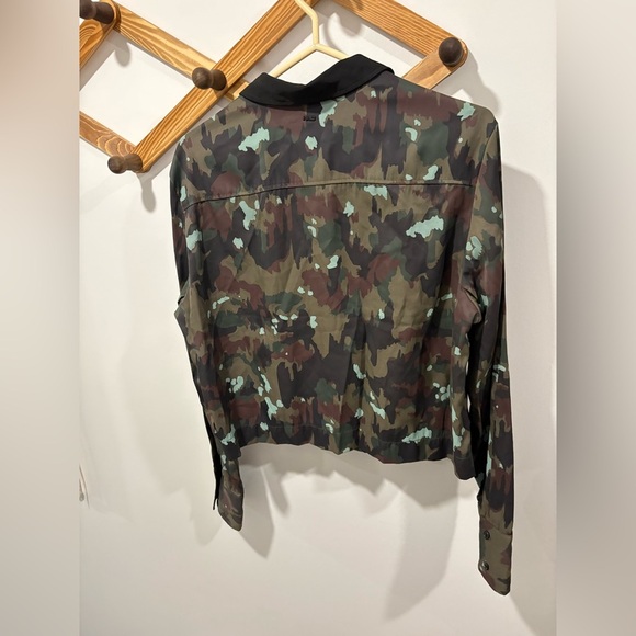 G STAR RAW VODAN CAMO CROP BUTTON UP SHIRT - Picture 5 of 12